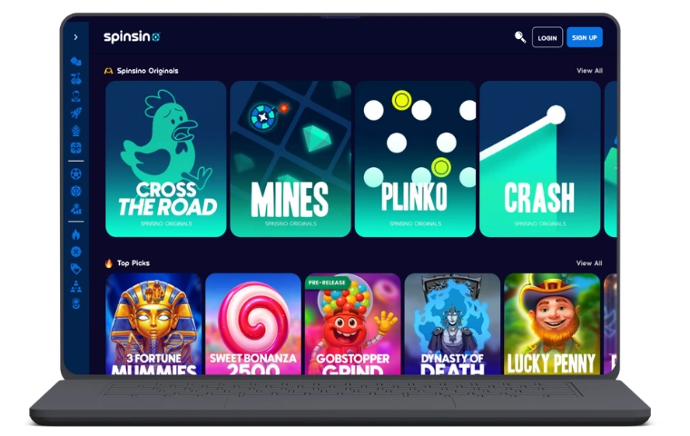 Spinsino officieel site